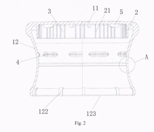 DECORATIVE CAP, BOTTLE CAP COMPRISING SAME, AND BOTTLE STRUCTURE — 图样 6 / mark 6 · Laos Patent