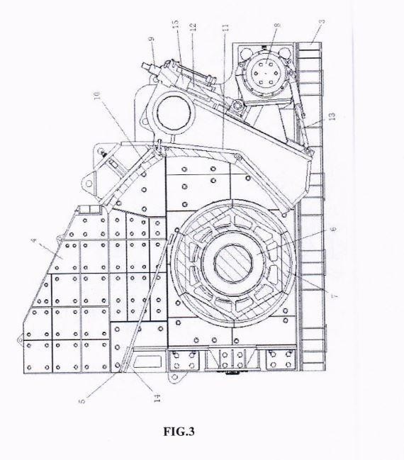 HORIZONTAL GYRATORY CRUSHER — 图样 3 / mark 3 · Laos patent