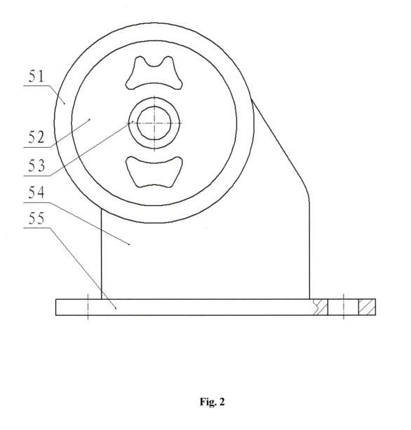 A REAR SUPPORTING DEVICE FOR THE ENGINE OF A LIGHT TRUCK WITH ROUND BEAM FRAME — 图样 2 / mark 2 · Laos patent