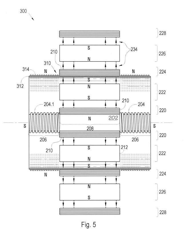 AN ELECTRIC GENERATOR HAVING A CENTRAL MAGNETIC SHAFT — 图样 5 / mark 5 · Laos Patent