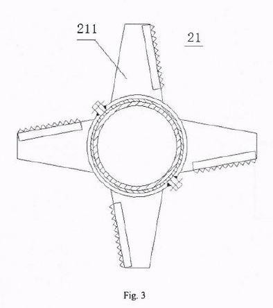 BALE BREAKING AND DUST REMOVING DEVICE — 图样 3 / mark 3 · Laos patent