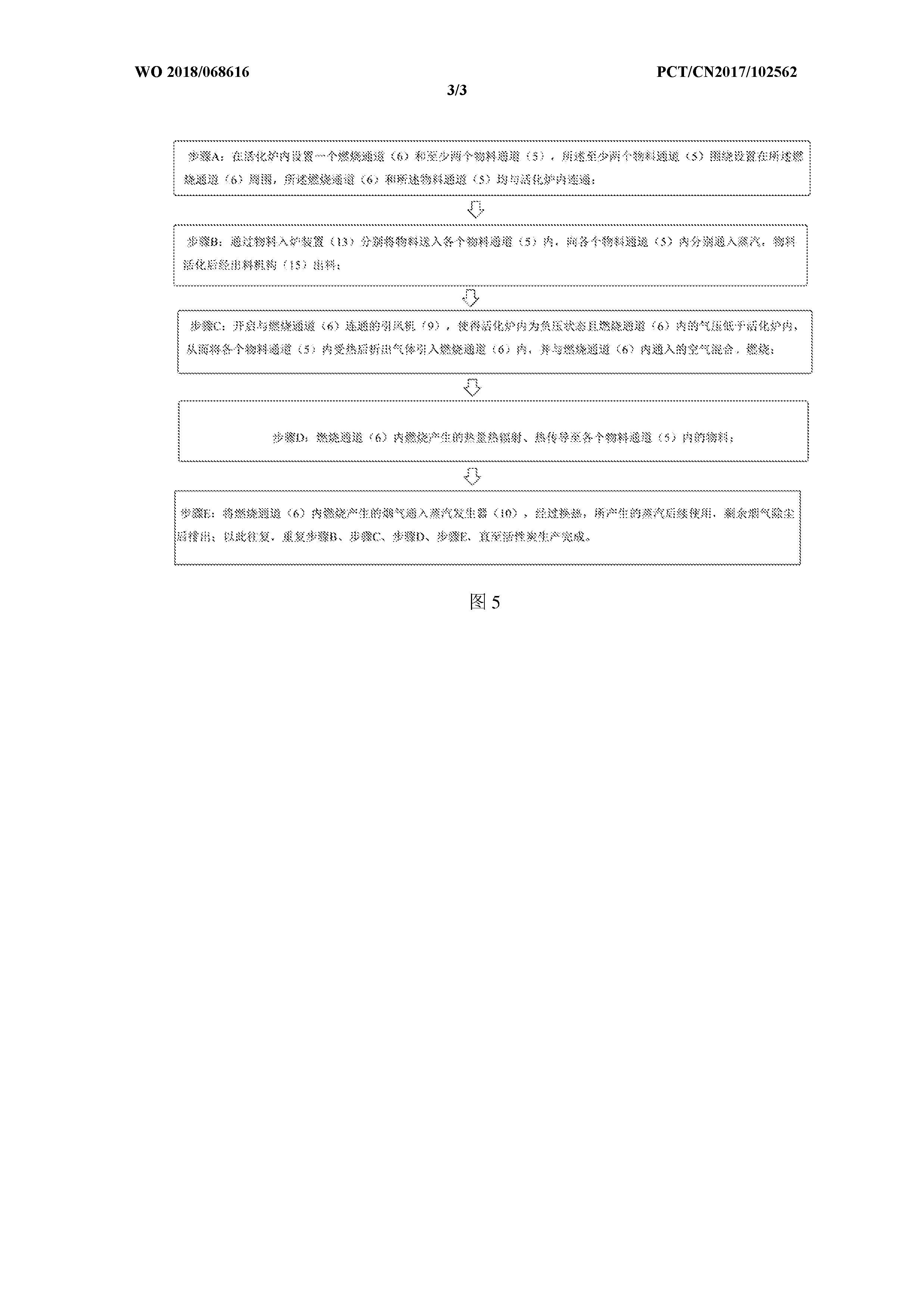 ACTIVATED-CARBON ACTIVATION FURNACE AND ACTIVATED-CARBON PRODUCTION METHOD — 图样 3 / mark 3 · Laos patent