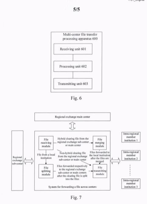 MULTI-CENTER FILE TRANSFER PROCESSING METHOD AND APPARATUS — 图样 5 / mark 5 · Laos Patent