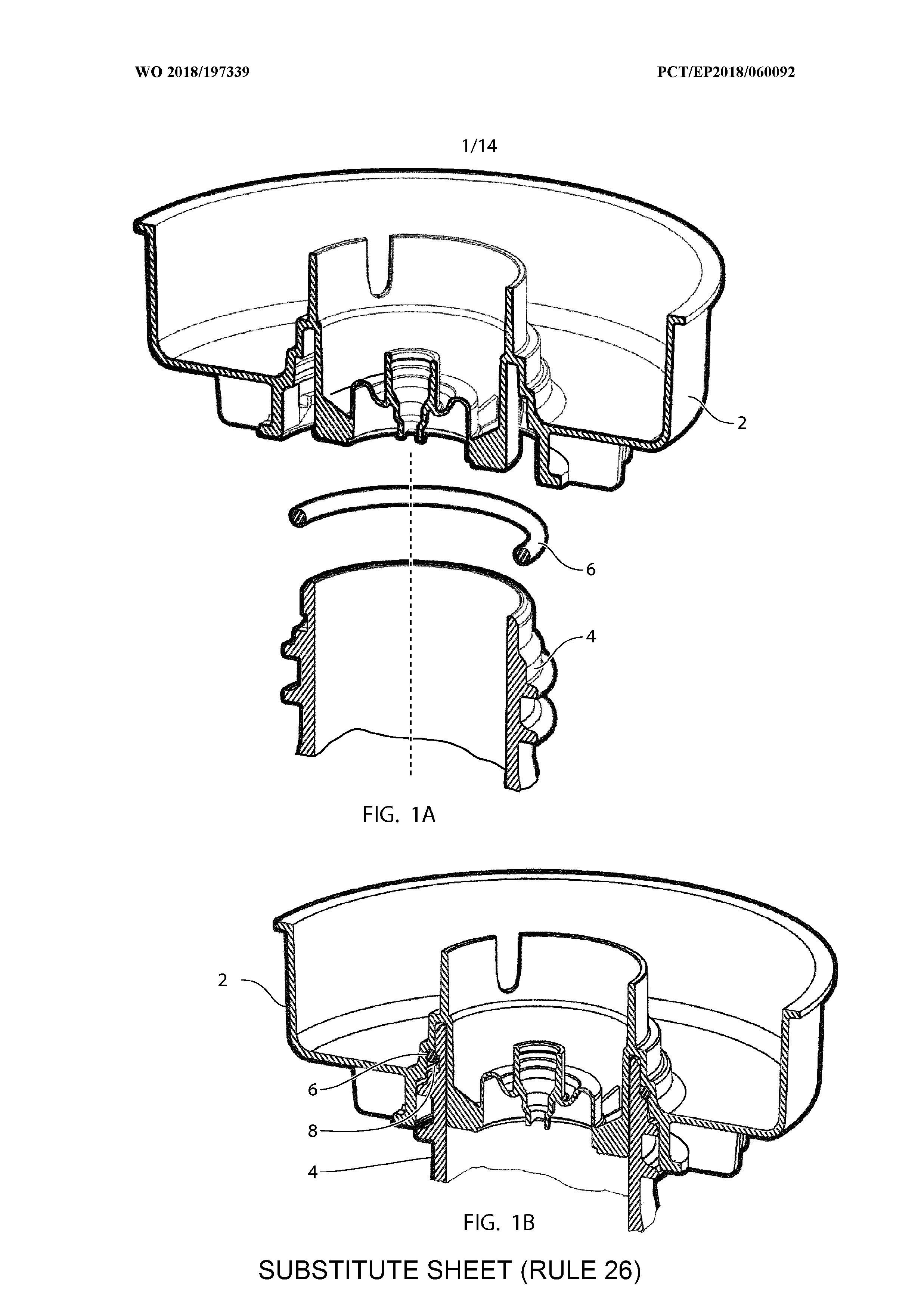 A beverage container having a pressure-relief device and a method of manufacturing a beverage container having a pressure-relief device — 图样 2 / mark 2 · Laos Patent