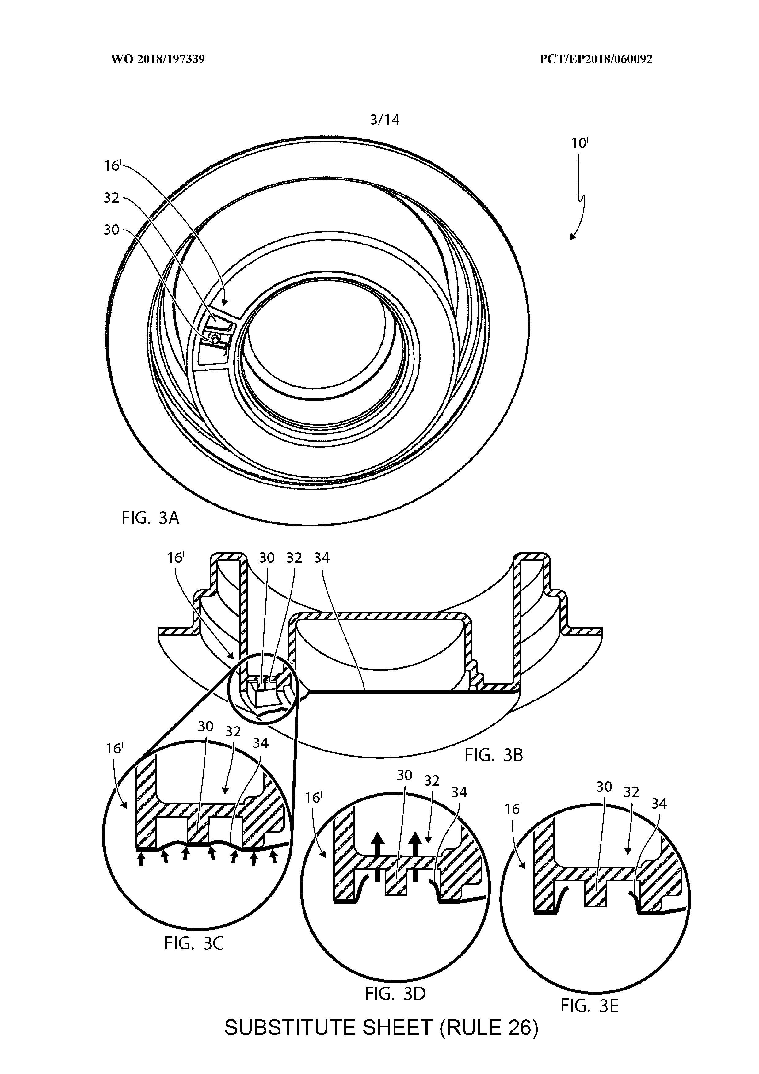A beverage container having a pressure-relief device and a method of manufacturing a beverage container having a pressure-relief device — 图样 3 / mark 3 · Laos Patent