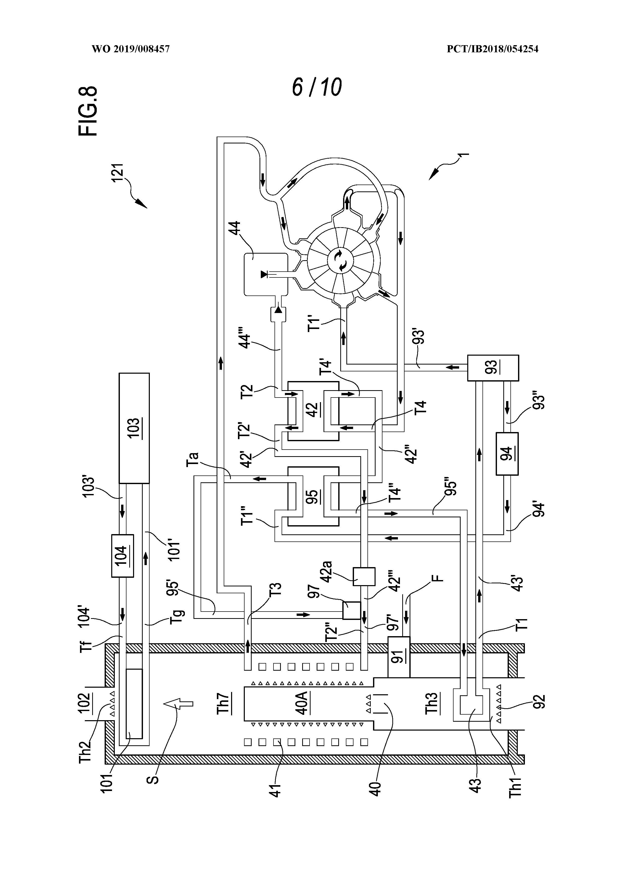 HEAT MACHINE CONFIGURED FOR REALIZING HEAT CYCLES AND METHOD FOR REALIZING HEAT CYCLES BY MEANS OF SUCH HEAT MACHINE — 图样 7 / mark 7 · Laos patent