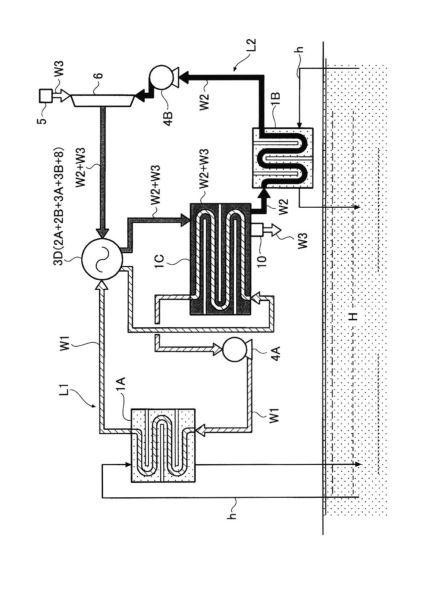 WORKING MEDIUM CHARACTERISTIC DIFFERENCE POWER GENERATION SYSTEM A.ND WORKING MEDIUM CHARACTERISTIC DIFFERENCE POWER GENERATION METHOD IN WHICH SAID POWER GENERATION SYSTEM IS USED — 图样 6 / mark 6 · Laos patent